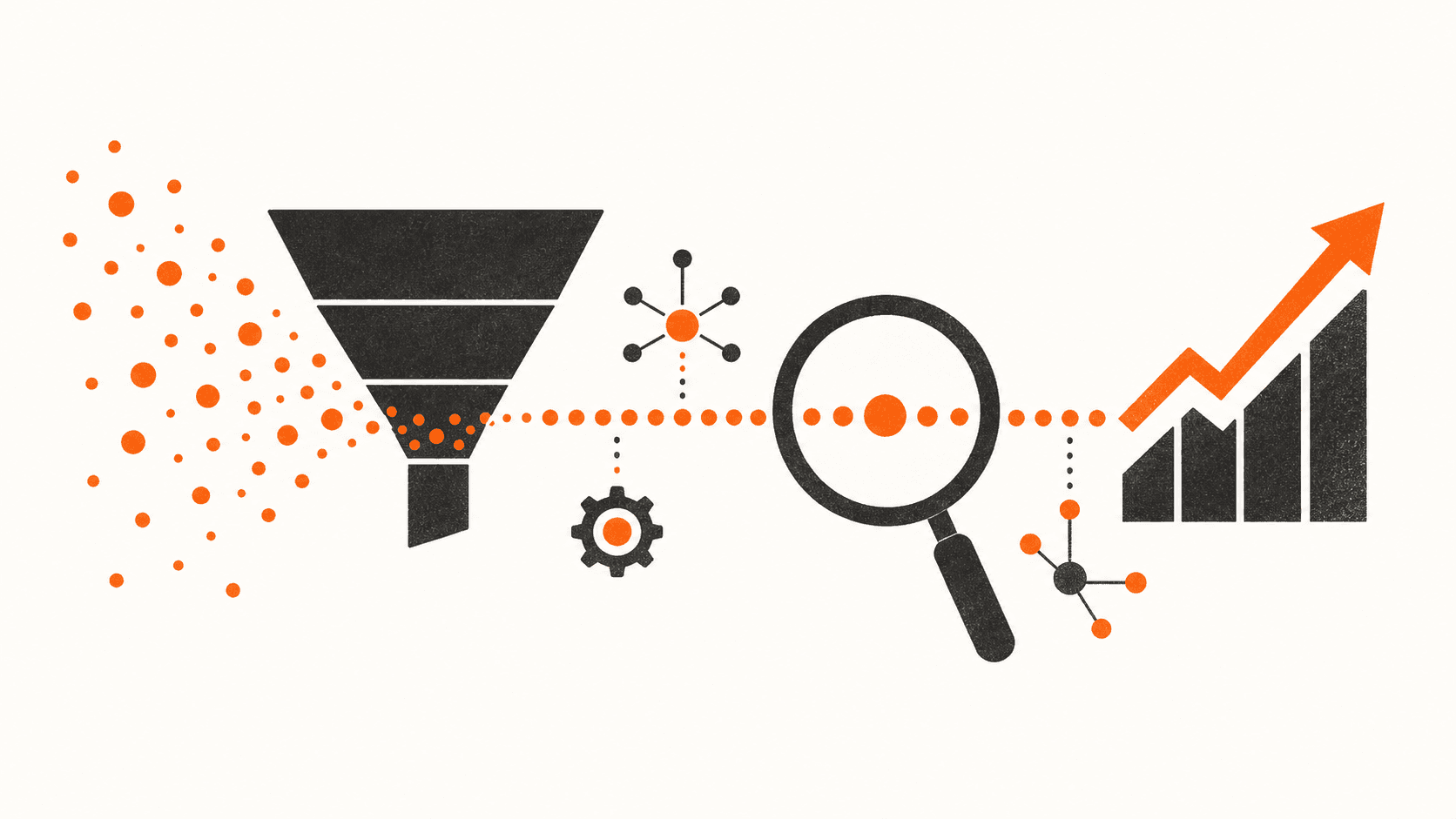 Blue-toned illustration of a downward graph beside stacked coins and a glowing target icon on a clean white background.
